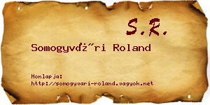 Somogyvári Roland névjegykártya